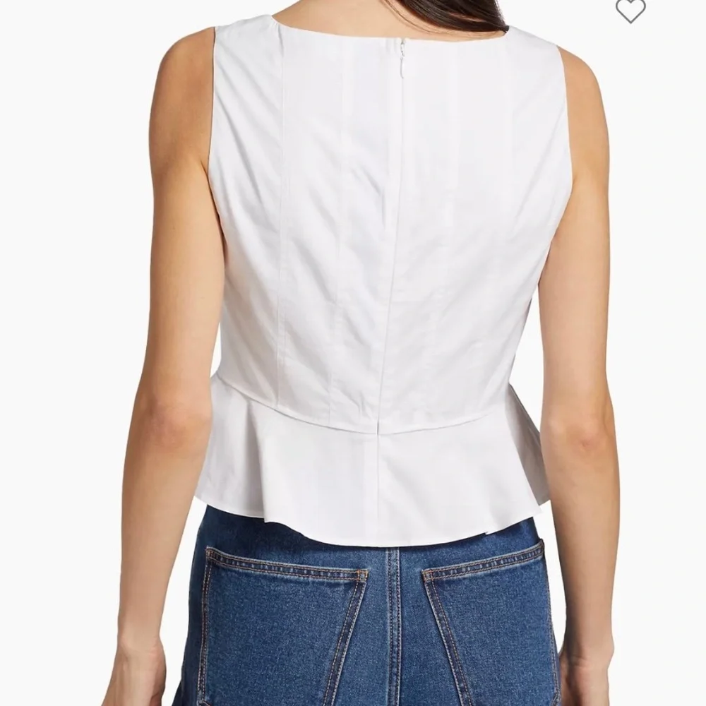 Veronica Beard Nicolette Peplum Corset Top NWT - Picture 4 of 7